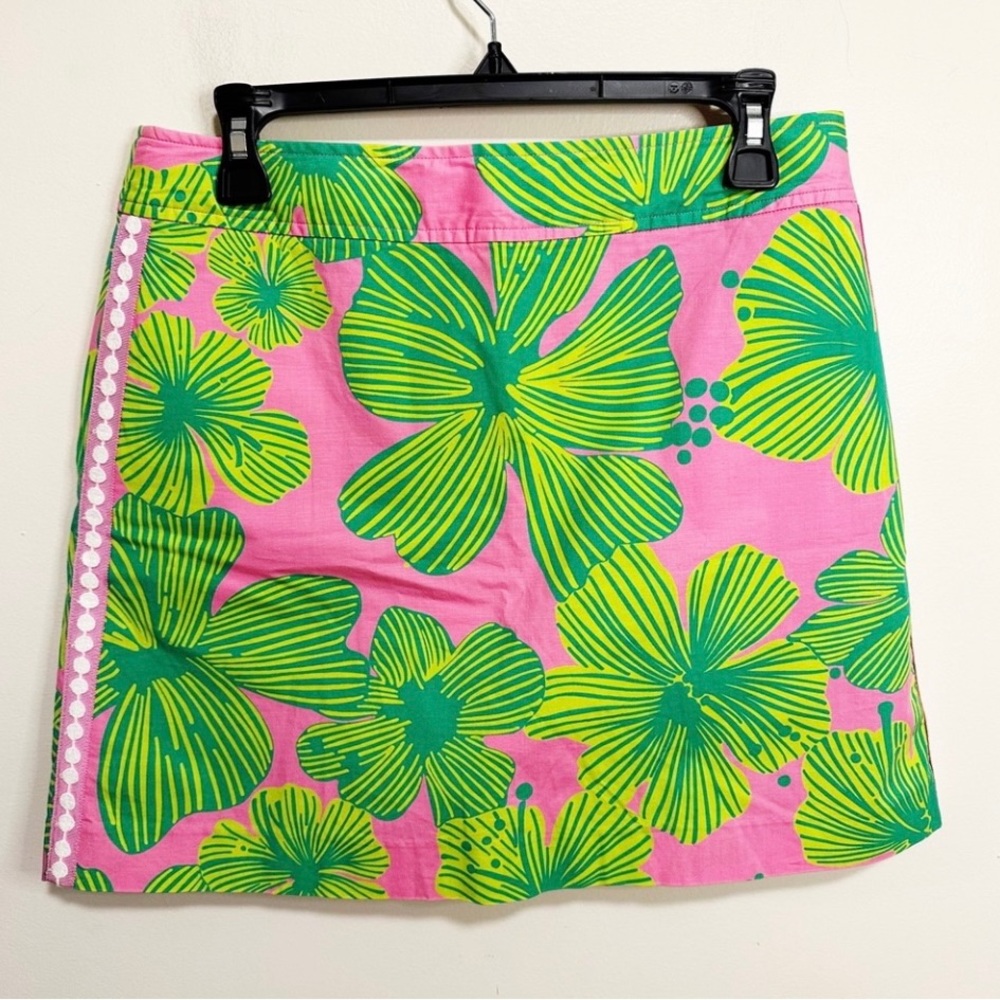 Lilly Pulitzer Vintage White Label Floral Flower Skort